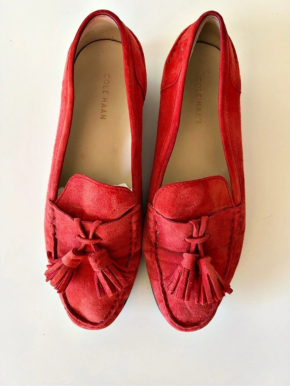 Cole Haan Tassel Loafer Tassel Loafers Orange US 8.5